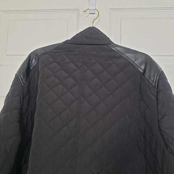 Lauren Ralph Lauren Quilted Field Jacket Equestrian Western Black Womens Size 1X - Picture 14 of 16